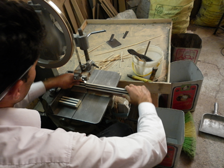 Fabrication d'un objet en khatam - étape 3