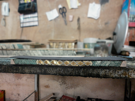 Fabrication d'un objet en khatam - étape 4