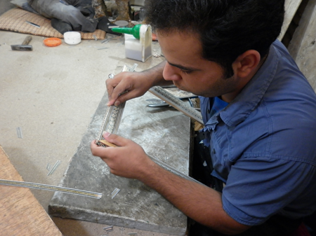 Fabrication d'un objet en khatam - étape 7