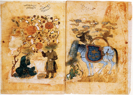 Composition et remise du Târikh-e Jahângoshâ (Histoire de la conquête du monde) 